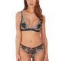 Wacoal Embrace Lace Soft Cup Bra - Ebony/ Shifting Sand thumbnail