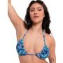 Curvy Kate Mykonos Triangle Bikini Top - Blue Print thumbnail