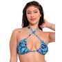 Curvy Kate Mykonos Triangle Bikini Top - Blue Print thumbnail
