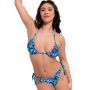 Curvy Kate Mykonos Triangle Bikini Top - Blue Print thumbnail