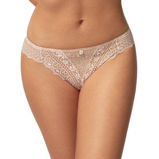 Creamy Beige Cassiopee Thong