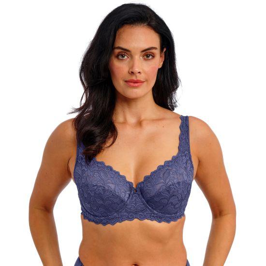 Wacoal Eglantine Underwired Bra Dark Azure Belle Lingerie