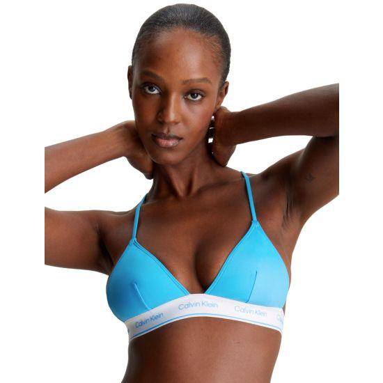 Oazifestiv Al Calvin Klein New Arrivals Triangle Bras Blue Calvin