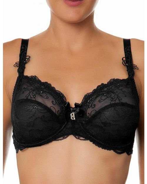 Lise Charmel Soir De Venise Full Cup Bra - Noir Diamant