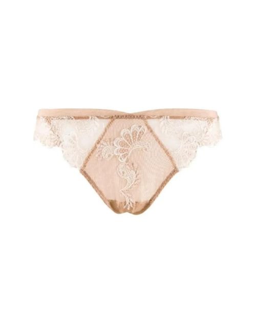 Lise Charmel Dressing Floral Thong - Ambre Nacre