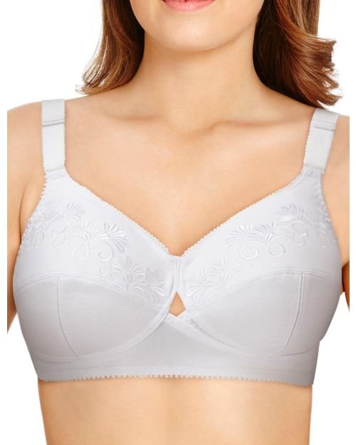 Berlei Total Support Cotton Non Wired Bra - White