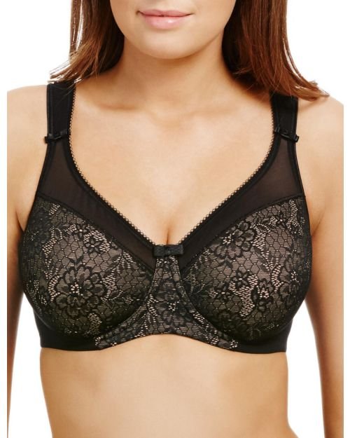 Berlei Beauty Underwired Minimiser Bra - Black