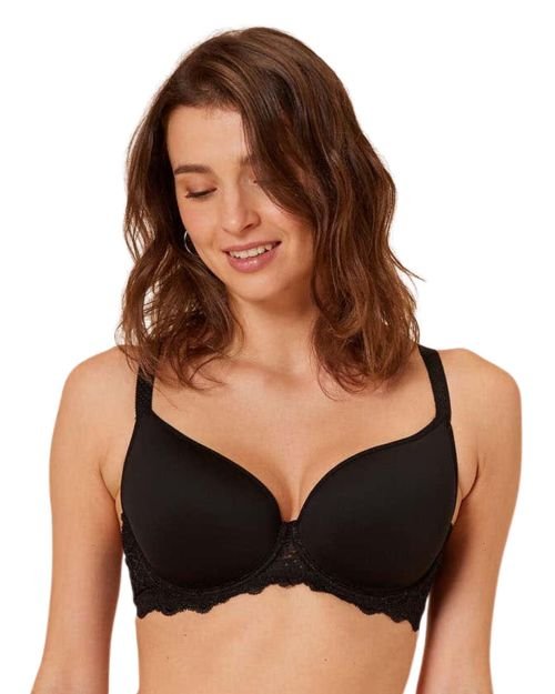 Simone Perele Caresse Spacer Plunge Bra - Black
