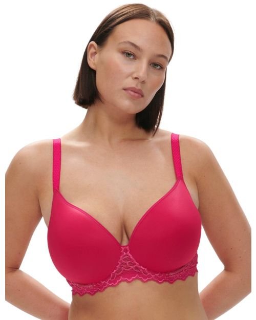 Simone Perele Caresse Spacer Plunge Bra - Teaberry Pink