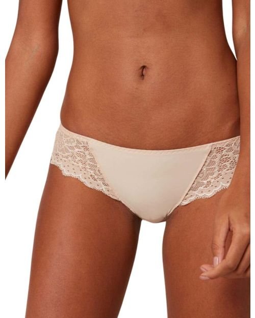 Simone Perele Caresse Tanga Brief - Skin Rose