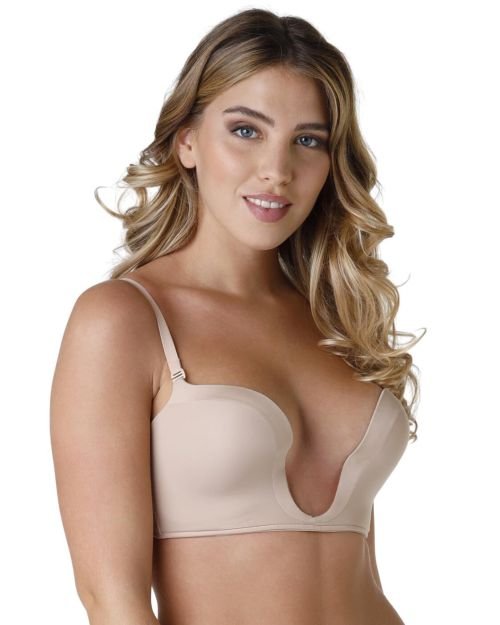 Wonderbra Ultimate Silhouette Plunge Bra - Beige