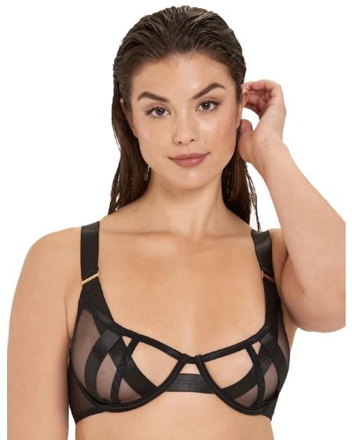 Bluebella Sawyer Cut-away Bra - Black