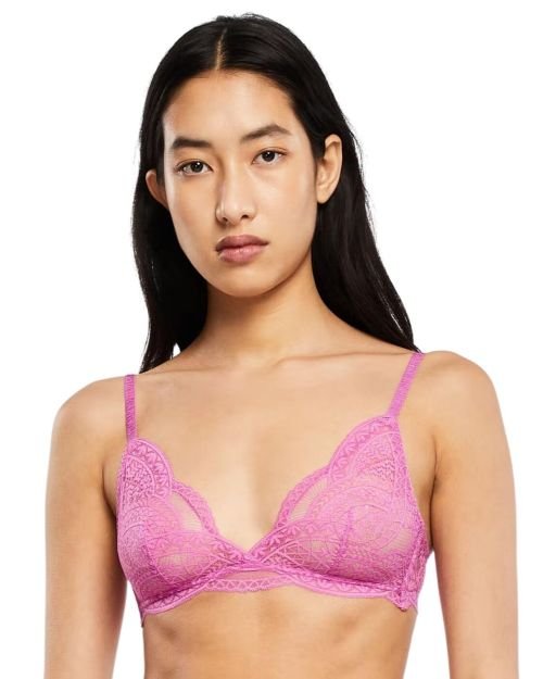 Tommy Hilfiger TH Lace Triangle Bra - Lilac Orchid