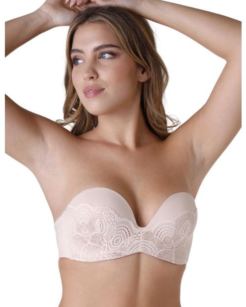 Wonderbra Refined Glamour Strapless Bra - Creamy Pearl