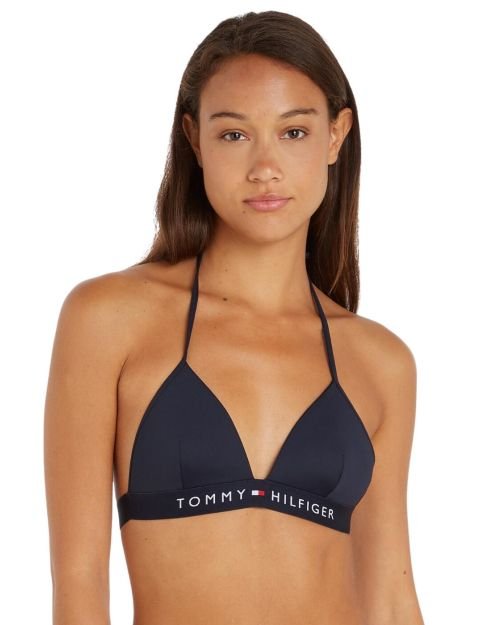 Tommy Hilfiger TH Original Triangle Bikini Top - Desert Sky