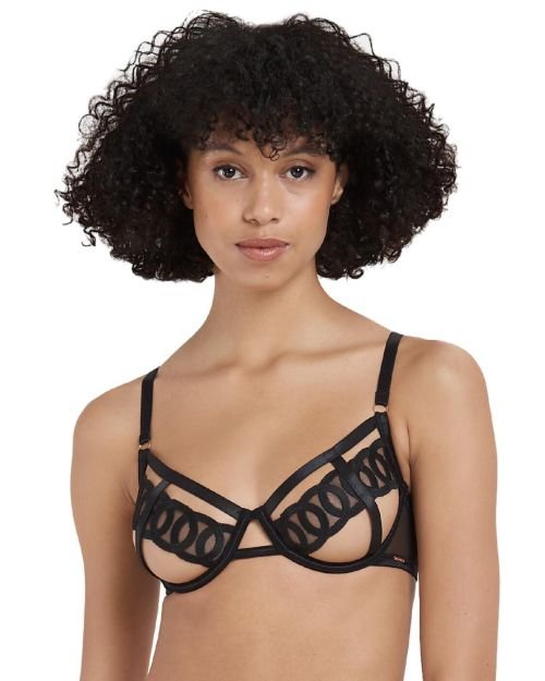Bluebella Juliette Cut Out Bra - Black