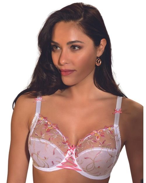 Lise Charmel Ete Frivole 3 Parts Full Cup Bra - Blanc Frivole
