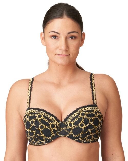 Prima Donna Twist Amsterdam AV Padded Balcony Bra - Black