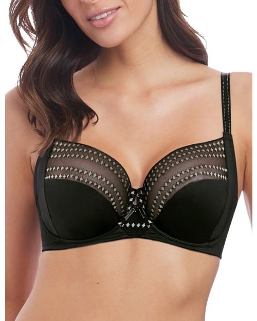 Wacoal Respect Full Cup Bra - Black/Champagne