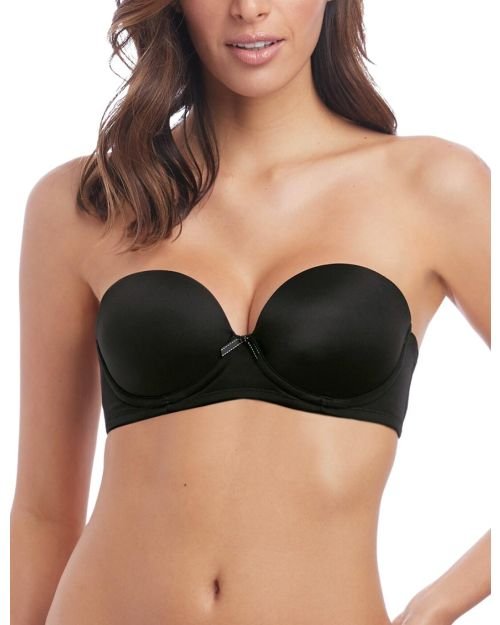Wacoal Respect Strapless Bra - Black/Champagne