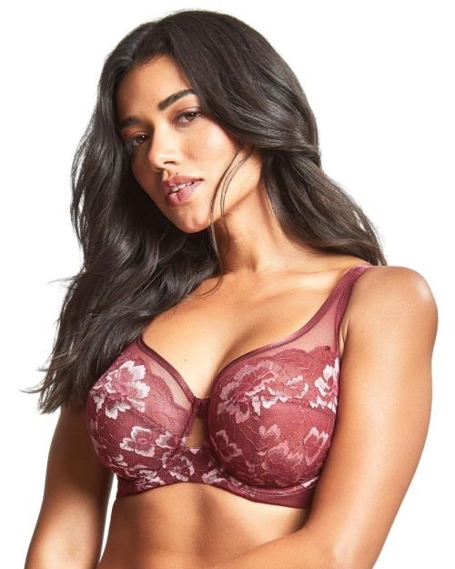 Panache Sabrina High Apex Balcony Bra - Red Rose