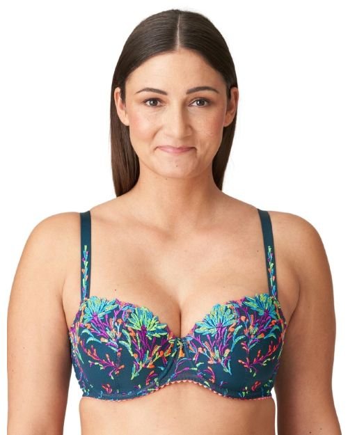 Prima Donna Las Salinas Padded Balcony Bra - Empire Green