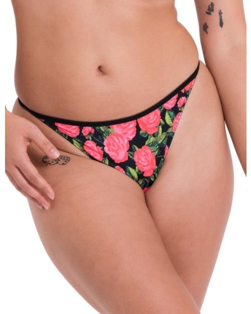 Curvy Kate Boost In Bloom Thong - Print Mix