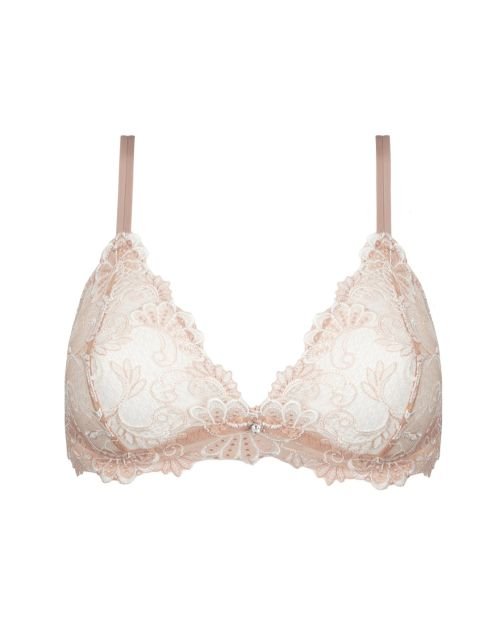 Lise Charmel Dressing Floral Non Wired Bra - Ambre Nacre
