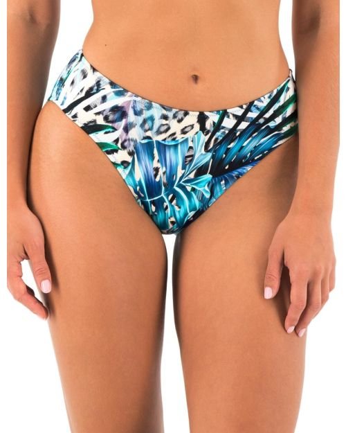 Fantasie Kabini Oasis Mid Rise Bikini Brief - Aegean