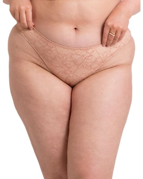 Curvy Kate Hey Girls Thong - Latte