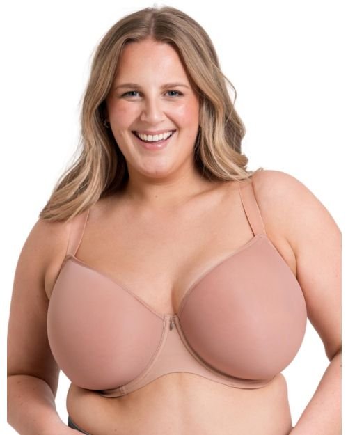 Curvy Kate Smoothie Spacer T Shirt Bra - Latte