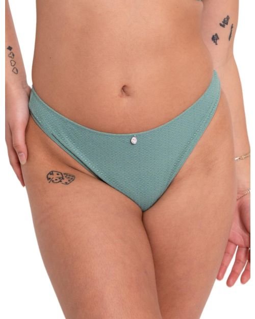 Curvy Kate Happy Boobs and Happy Bum Brazilian Brief - Sage Green