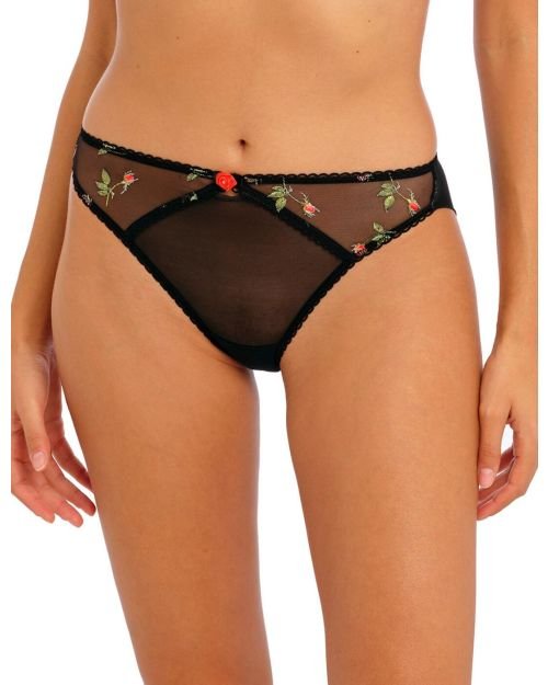 Freya Rose Blossom Brief - Black