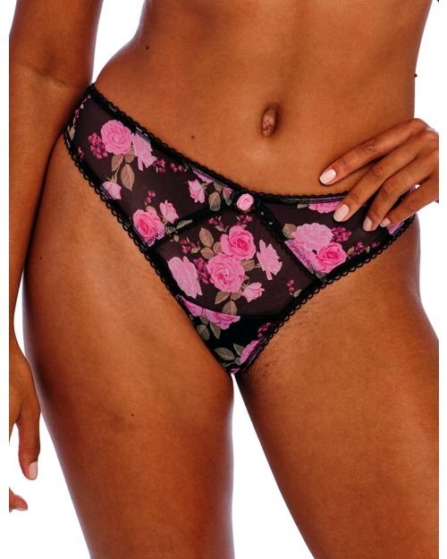 Freya Rose Blossom Brief - Black Rose