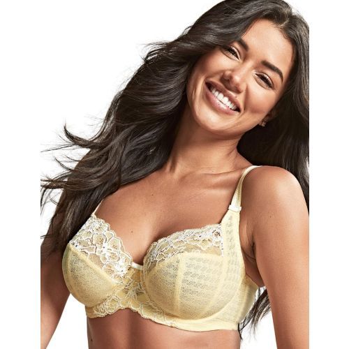 Panache Envy Full Cup Bra - Lemon/White