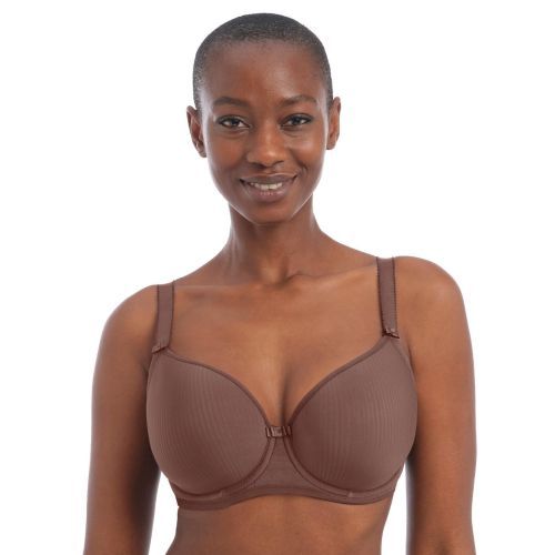 Freya Idol Moulded Balcony Bra - Coffee Roast
