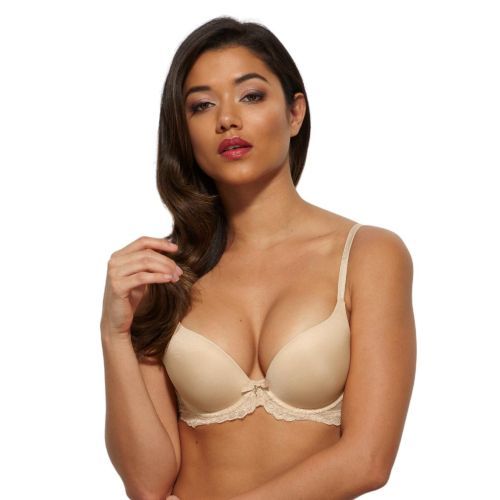 Gossard Superboost Lace Padded T Shirt Bra - Nude