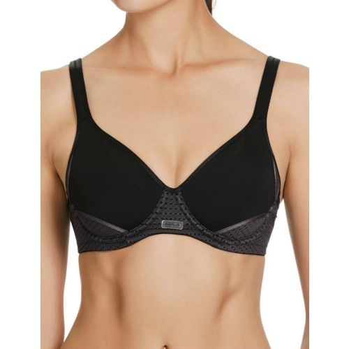 Berlei Electrify Mesh Padded Sports Bra - Black