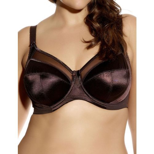 Goddess Keira Underwired Full Cup Bra - Chocolate