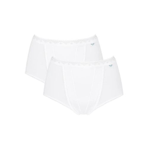 Sloggi Light Control Maxi Brief 2 Pack - White