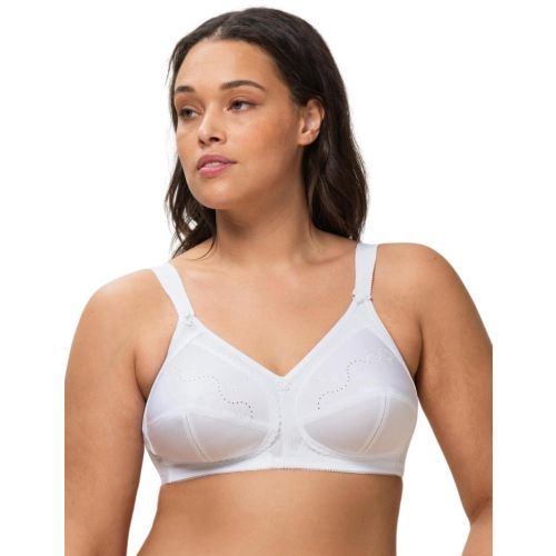 Triumph Doreen Cotton Mix Non Wired Bra - White