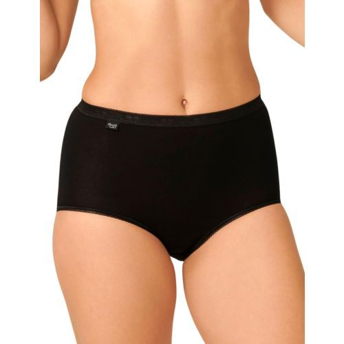 Sloggi Basic+ Maxi Brief 3 Pack - Black