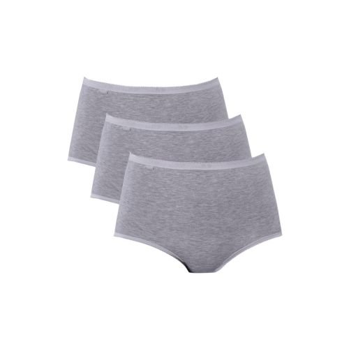 Sloggi Basic+ Maxi Brief 3 Pack - Grey Combination