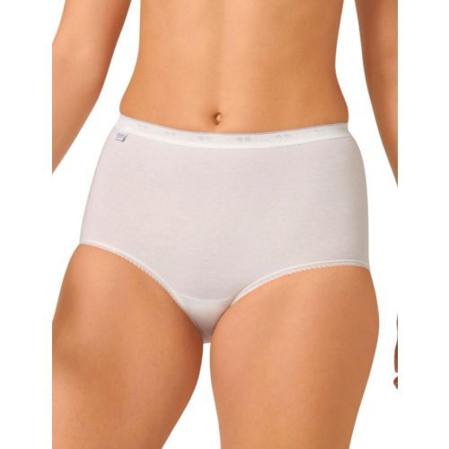 Sloggi Basic+ Maxi Brief 3 Pack - White