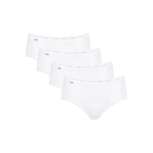Sloggi Basic Midi Brief 4 Pack - White