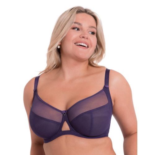 Curvy Kate Victory Side Support Balcony Bra - Deep Purple