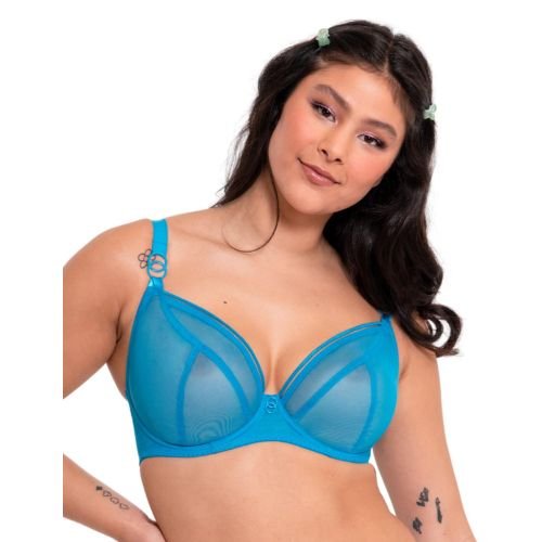 Curvy Kate Lifestyle Plunge Bra - Capri Blue