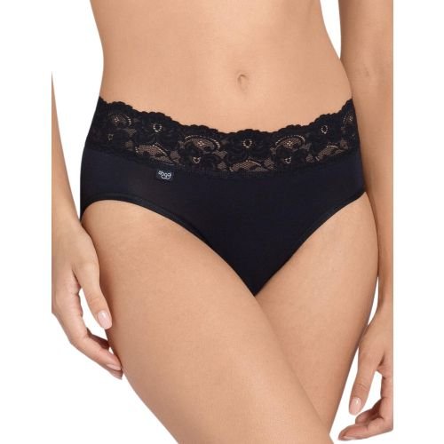 Sloggi Romance Midi Brief - Black
