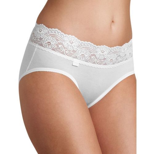Sloggi Romance Midi Brief - White