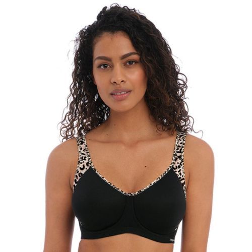 Freya Active Sonic Moulded Sports Bra - Pure Leopard Black